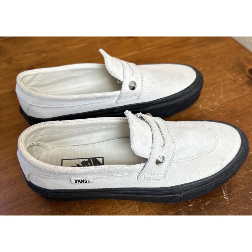 Vans Style 53 Slip-On Suede Loafer Sneaker Shoe Size 6 Retro 1950's Creeper EUC - Picture 6 of 12